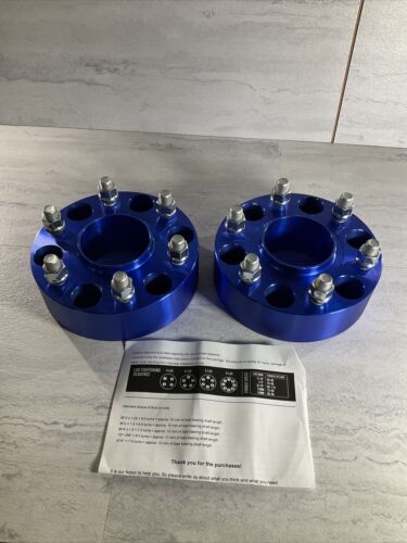KSP 6X5.5 Wheel Spacers for Silverado,2"(50mm) Hubcentric Forged Blue Wheel (6922726899895)